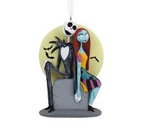 Hallmark Disney Tim Burton The Nightmare Before Christmas Ornamento di Natale Jack e Sally sulla lapide (0003HCM0845)