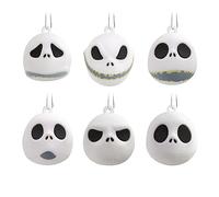 Hallmark Disney Tim Burton's The Nightmare Before Christmas Jack Skellington Heads Miniature Christmas Ornaments, Set di 6