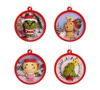 Hallmark Dr. Seuss - Set di 4 decorazioni natalizie "How the Grinch rubato Christmas!"