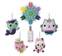 Hallmark DreamWorks Animation - Mini puntale per albero di Natale e ornamenti, per casa delle bambole, set da 5