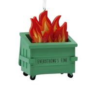 Hallmark Dumpster Fire - Decorazione natalizia