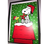 Hallmark IN Scatola Set 16 Natale Carte Vacanza Peanuts Snoopy Woodstock Glitter