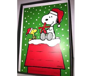 Hallmark IN Scatola Set 16 Natale Carte Vacanza Peanuts Snoopy Woodstock Glitter