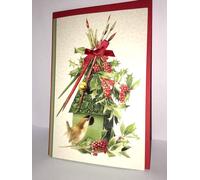 Hallmark Inscatolato Set 12 Natale Carte Natures Schizzi Marjolein Bastin Holly