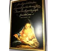 Hallmark Inscatolato Set 16 Natale Carte Religioso Festa Di Il Salvatore Gesù