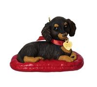 Hallmark Keepsake Decorazione natalizia 2025, Puppy Love Bassotto a pelo lungo, regali per gli amanti degli animali