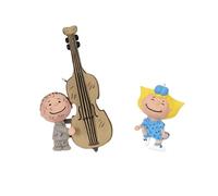Hallmark Keepsake Mini ornamenti natalizi 2024, The Peanuts Gang Sally e Pigpen, set di 2, regali per i fan delle arachidi