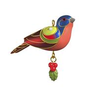 Hallmark Keepsake Mini ornamento natalizio 2025 da 1,9 cm, bandierine dipinte, regali per gli amanti della natura