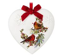 Hallmark Keepsake Ornamento di Natale 2024, Cardinali di Natale, Porcellana, Regali per gli amanti della natura