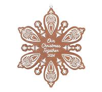 Hallmark Keepsake Ornamento di Natale 2024, Il nostro Natale Insieme 2024, Porcellana, Regali di Famiglia