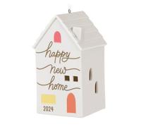 Hallmark Keepsake Ornamento di Natale 2024, nuova casa, porcellana, regali di inaugurazione della casa