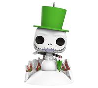 Hallmark Keepsake Ornamento natalizio 2024, Disney Tim Burton's The Nightmare Before Christmas Jack Skellington Snowman Funko POP!, Regali per i fan della Disney