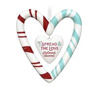 Hallmark Keepsake Ornamento natalizio 2024, Hallmark Channel Spread the Love, Porcellana, Regali di famiglia