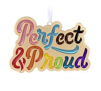 Hallmark Keepsake Ornamento natalizio 2024, perfetto e orgoglioso, in metallo, regalo LGBTQ