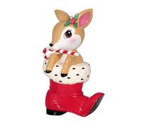 Hallmark Keepsake Ornamento natalizio 2024, renna vintage, porcellana, regali per gli amanti del Natale