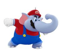 Hallmark Keepsake Ornamento natalizio 2025, Nintendo Powered Up con Mario Elephant Mario, regali per i giocatori