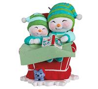 Hallmark Keepsake Ornamento natalizio in plastica 2022, coccole pupazzi di neve