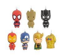 Hallmark Marvel Super Heroes Mystery - Set di 2 decorazioni natalizie infrangibili
