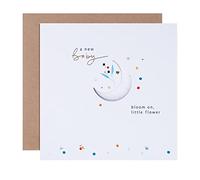 Hallmark New Baby Card - Design contemporaneo con carta da seme
