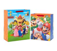 Hallmark Nintendo Super Mario Brothers Geschenkt ten (1 gro , 1 extragro ) Luigi, Prinzessin, Yoshi, Toad