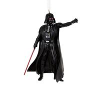 Hallmark Obi-Wan Kenobi 25574834 - Decorazione natalizia a forma di Darth Vader, altezza 8,3 cm, larghezza 7 cm, lunghezza 3,2 cm, colore: nero
