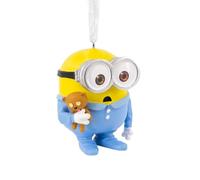 Hallmark Ornamento da appendere a forma di Minion, decorazione per albero dei Minion, ornamento da appendere in resina, ornamento natalizio da appendere, regali per Natale, Cattivissimo me