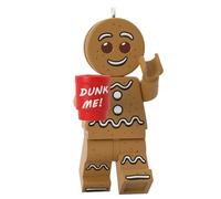 Hallmark Ornamento ricordo LEGO a forma di omino di pan di zenzero, decorazione per albero LEGO, ornamento da appendere in resina, ornamento da appendere, regali per Natale