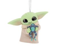 Hallmark Ornamento da collezione The Mandalorian - Grogu & Arges Frog Design