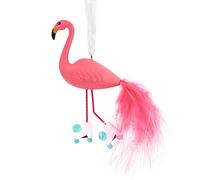 Hallmark Ornamento natalizio a forma di fenicottero su pattini a