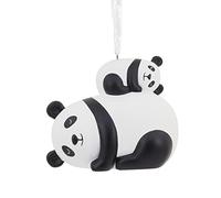 Hallmark Ornamento natalizio a forma di panda genitore e figlio (0001HGO3076)