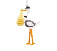 Hallmark Ornamento natalizio cicogna Hello Sweet Babe