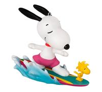 Hallmark Ornamento ricordo arachidi, motivo: SNOOPY & WOODSTOCK Surf