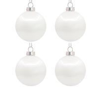 Hallmark Palline di Natale grandi, bianche, set da 4