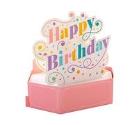 Hallmark Paper Wonder - Biglietto di auguri per compleanno, 3D, pop-up, colorato