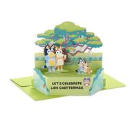 Hallmark Paper Wonder Bluey - Biglietto pop-up per compleanni, rientro a scuola, incoraggiamento