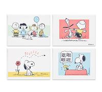 Hallmark Peanuts - Assortimento di biglietti vuoti per 70° anniversario (40 biglietti con buste)