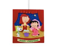Hallmark Peanuts Gang - Decorazione natalizia con scena del presepe