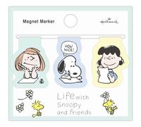 Hallmark Peanuts Magnet Maker Life con Snoopy and Friends Green 831257