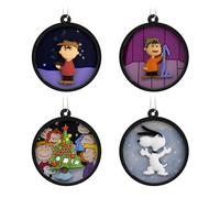 Hallmark Peanuts - Set di 4 decorazioni natalizie