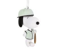 Hallmark Peanuts Snoopy Baseball Player Ornamento di Natale, Regali per i fan delle arachidi