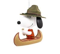 Hallmark Peanuts Snoopy in canoa ornamento natalizio