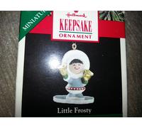 Hallmark Ricordo 1990 Little Ghiacciato Amici Miniatura Eskimo Natale Ornamento