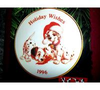 Hallmark Ricordo 1996 Vacanza Auguri Disney 101 Dalmata Ornamento Natalizio