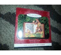 Hallmark Ricordo 1999 David E GOLIATH Bibbia Serie #1 Ornamento Natalizio Nuovo