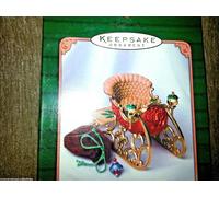 Hallmark Ricordo 2001 SANTA'S Slitta Set Di 2 Natale Ornamenti Premiere Nuovo