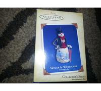 Hallmark Ricordo 2005 Skylar A.Woolscarf # 1 Snowman Natale Ornamento Vtg Nuovo