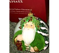 Hallmark Ricordo 2016 Sempreverde Babbo Natale Vetro Sfera Ornamento Nuovo