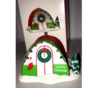 Hallmark Ricordo 2017 Happy Campers Luce Up Tenda Ornamento Natalizio Campeggio