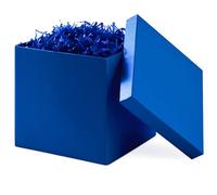 Hallmark Scatola regalo con coperchio, 17,8 cm, colore blu reale, per Natale, Hanukkah, compleanni, festa del papà, addio al nubilato, matrimoni, baby shower e lauree
