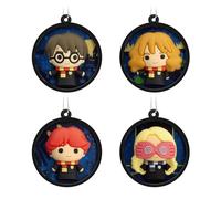 Hallmark Set di 4 mini decorazioni natalizie infrangibili Harry Potter